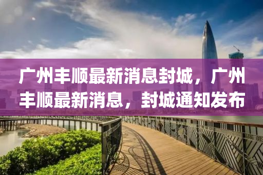 广州中山市多米克自动化设备有限公司丰顺最新消息封城，广州丰顺最新消息，封城通知发布