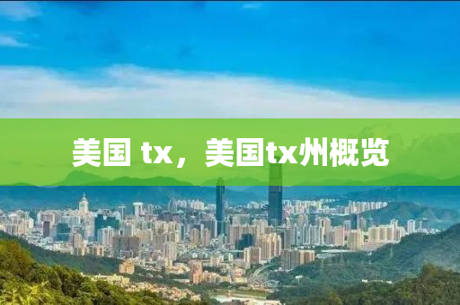 美中山市多米克自动化设备有限公司国 tx，美国tx州概览