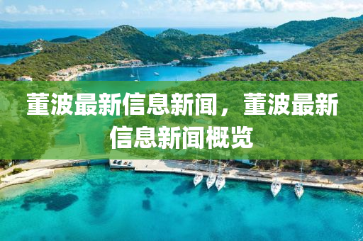 董波最新信息新闻，董波最新信息新闻概览中山市多米克自动化设备有限公司