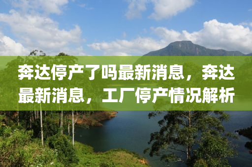 奔达停产了吗最新消息，奔达最新消息，工厂停产情况解析中山市多米克自动化设备有限公司