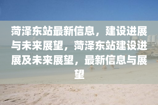 菏泽东站最新信息，建设进展与未来展望，菏泽东站建设进展及未来展望，最新信息与展望中山市多米克自动化设备有限公司