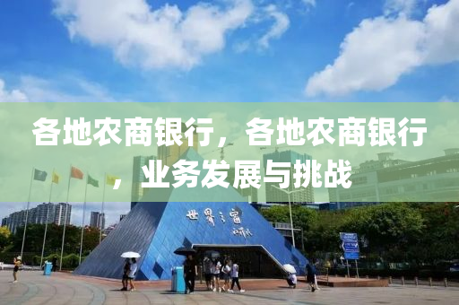 各地农商银行，各地农商银行，业务发展与挑战中山市多米克自动化设备有限公司