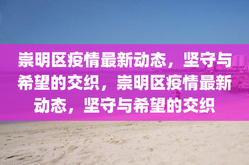 崇明区疫情最新动态，坚守中山市多米克自动化设备有限公司与希望的交织，崇明区疫情最新动态，坚守与希望的交织
