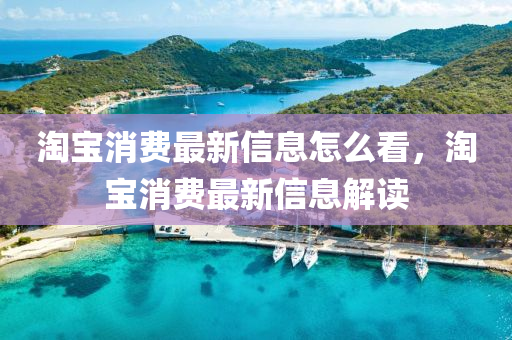 淘宝消费最新信息怎么看，淘宝消费最新信息解读中山市多米克自动化设备有限公司