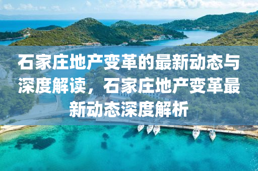 石家庄地产变革的最新动态与深度解读，石家庄地产变革最新动态深度解析中山市多米克自动化设备有限公司