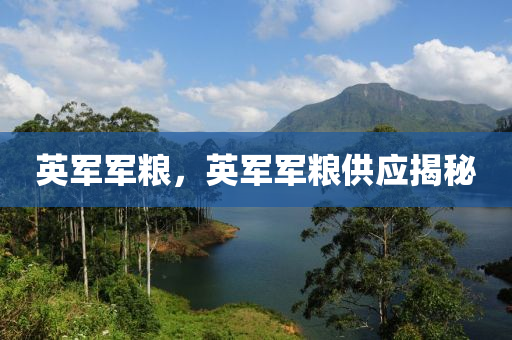 英军军粮，英军军粮供应揭秘中山市多米克自动化设备有限公司