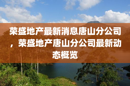 荣盛地产最新消息唐山分公司，荣盛地产唐山分公司最新中山市多米克自动化设备有限公司动态概览