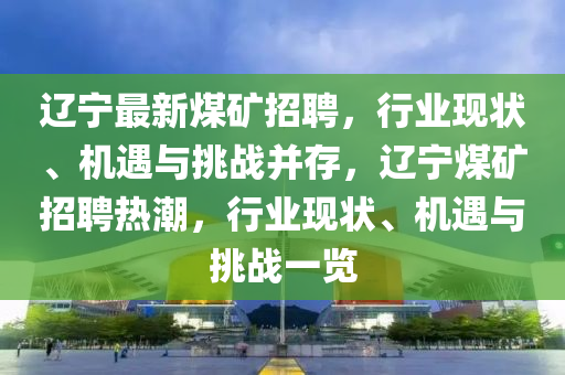 辽宁最新煤矿招聘，行业现状、机遇与挑战并存，辽宁中山市多米克自动化设备有限公司煤矿招聘热潮，行业现状、机遇与挑战一览