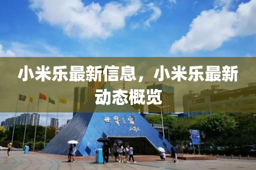 小米中山市多米克自动化设备有限公司乐最新信息，小米乐最新动态概览