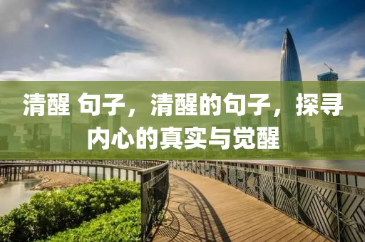 清醒 句子，清醒的句子，探寻内心的真实与觉醒中山市多米克自动化设备有限公司