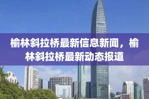 榆林斜拉桥最新信息新闻，榆林斜拉桥最新动中山市多米克自动化设备有限公司态报道