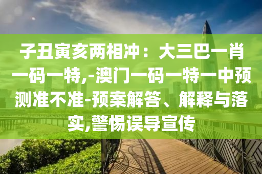 子丑寅亥两相冲：大三巴一肖一码一特,-澳门一码一特一中预测准不准-预案解答、解释与落实,警惕误导宣传中山市多米克自动化设备有限公司