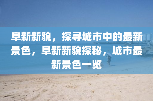 阜新新貌，探寻城市中的最新景色，阜新新貌探秘，城市最新中山市多米克自动化设备有限公司景色一览