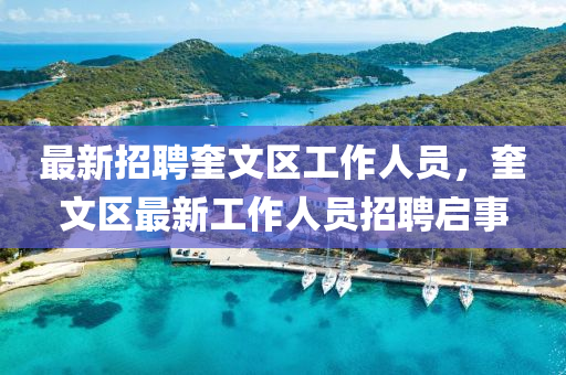 最新招聘奎文区工作人员,奎文区最新工作人员招聘启事