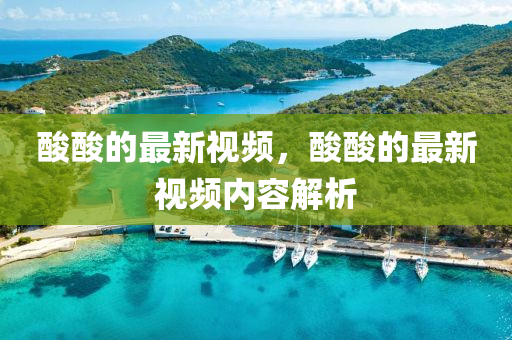 酸酸的最中山市多米克自动化设备有限公司新视频，酸酸的最新视频内容解析