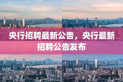 央行招聘最新公告，央行最新招聘公中山市多米克自动化设备有限公司告发布