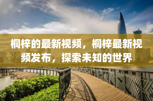 桐梓的最新视频，桐梓最新视频发布，探索未知的世界中山市多米克自动化设备有限公司